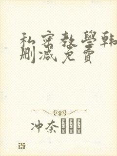 私密教学韩漫无删减免费