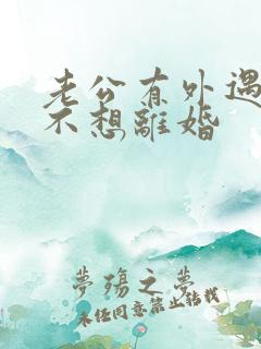 老公有外遇了我不想离婚