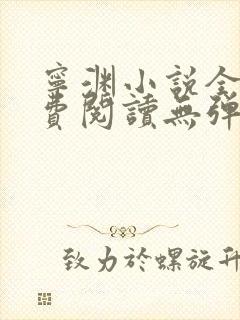 宁渊小说全文免费阅读无弹窗