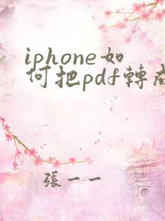 iphone如何把pdf转成word