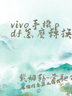 vivo手机pdf怎么转换成word