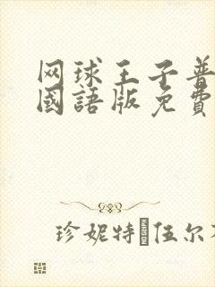 网球王子普通话国语版免费观看