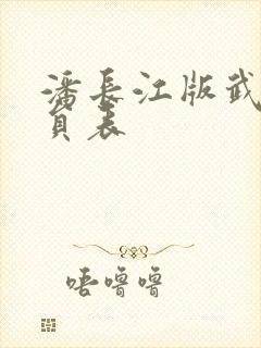 潘长江版武松演员表