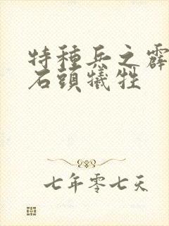 特种兵之霹雳火石头牺牲