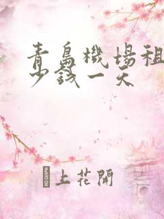 青岛机场租车多少钱一天