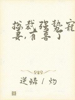 总裁强势宠:甜妻,有喜了