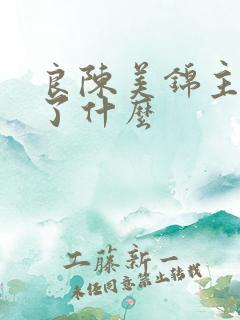 良陈美锦主要讲了什么