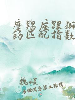 摩羯座跟狮子座的匹配指数是多少