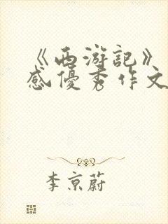 《西游记》读后感优秀作文500字