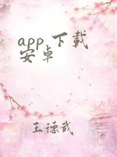 app 下载 安卓