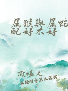 属猴与属蛇的婚配好不好