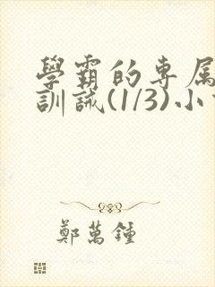 学霸的专属教育训诫(1/3)小说