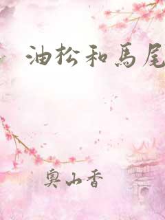 油松和马尾松