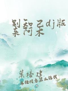 别知己dj版海来阿木