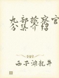 九部检察官剧情分集介绍
