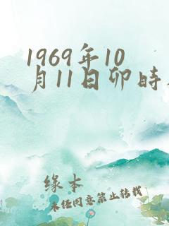 1969年10月11日卯时八字算命