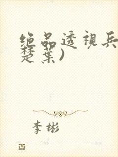 绝品透视兵王(楚叶)