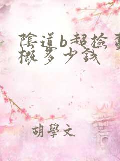 阴道b超检查大概多少钱