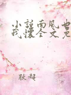 小说南风也曾入我怀全文免费阅读