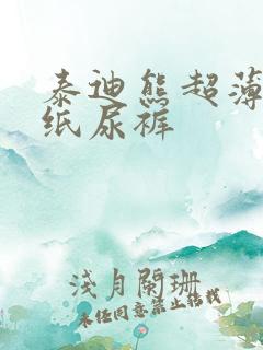 泰迪熊超薄倍吸纸尿裤