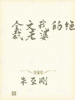 全文我的绝色总裁老婆