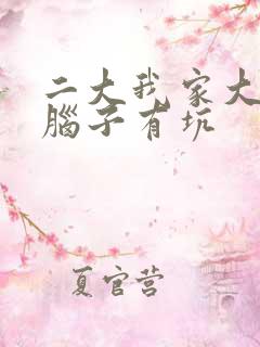 二大我家大师兄脑子有坑