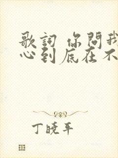 歌词 你问我的心到底在不在
