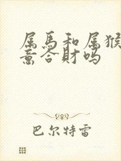 属马和属猴做生意合财吗