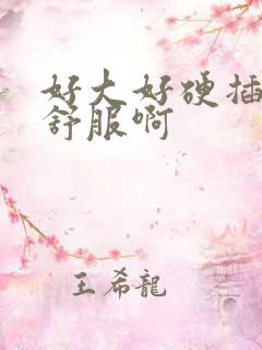 好大好硬插得好舒服啊