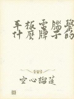 平板电脑学生用什么牌子的好便宜的