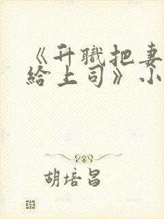 《升职把妻子送给上司》小说