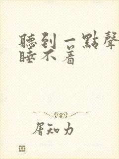 听到一点声音就睡不着