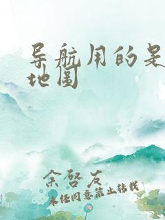 导航用的是什么地图
