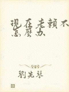 现在老赖不还钱怎么办
