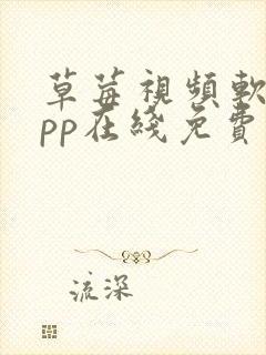 草莓视频软件app在线免费观看