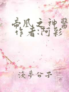 帝凰之神医弃妃 作者:阿彩