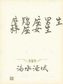 摩羯座男生和天秤座女生