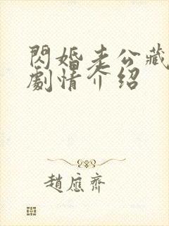 闪婚老公藏不住剧情介绍
