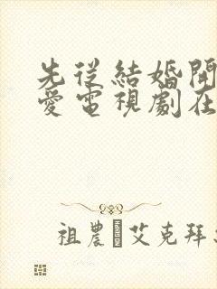 先从结婚开始恋爱电视剧在线观看