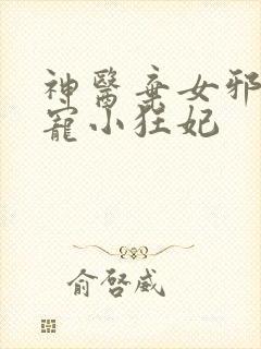 神医弃女邪王嗜宠小狂妃