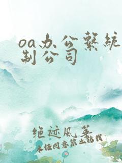 oa办公系统定制公司