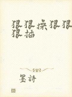 狠狠操狠狠干狠狠插