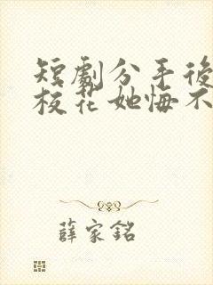 短剧分手后高冷校花她悔不当初