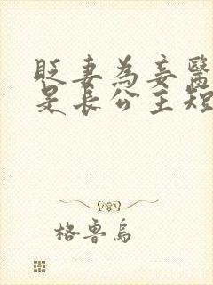 贬妻为妾医女竟是长公主短剧71
