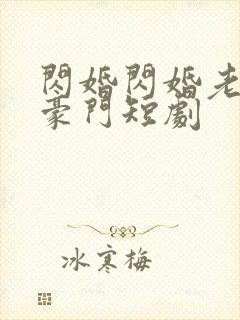 闪婚闪婚老公是豪门短剧