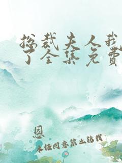 总裁夫人我当腻了全集免费观看