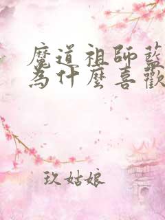 魔道祖师蓝忘机为什么喜欢魏无羡