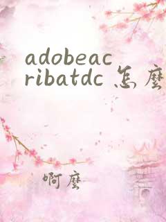 adobeacribatdc 怎么去除pdf去水印的