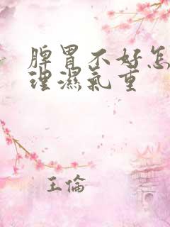 脾胃不好怎么调理湿气重