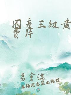 国产三级黄色免费片